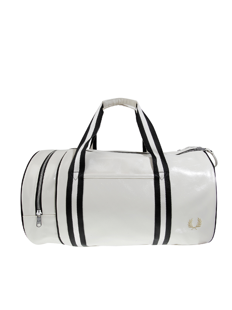 Fred perry barrel bag white sale